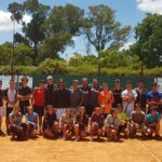 La escuelita de Tenis del Sport participó de una jornada en el club Gimnasia
