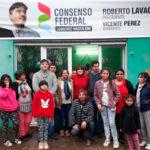Vicente Pérez inauguró local de Consenso Federal en Bavio