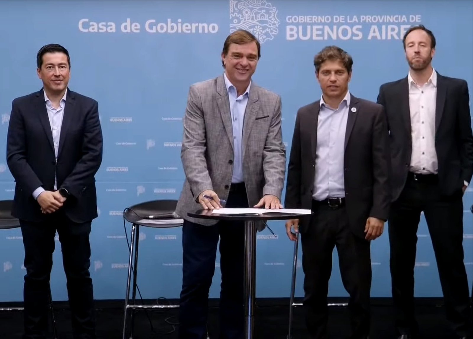 Municipios a la obra: Peluso participó del programa de Obras Públicas junto al gobernador Kicillof