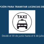 A partir de mañana se abrirá la inscripción para tramitar las licencias de taxis