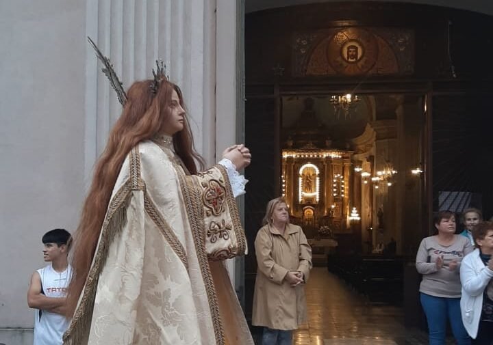 La comunidad honró a Santa María Magdalena