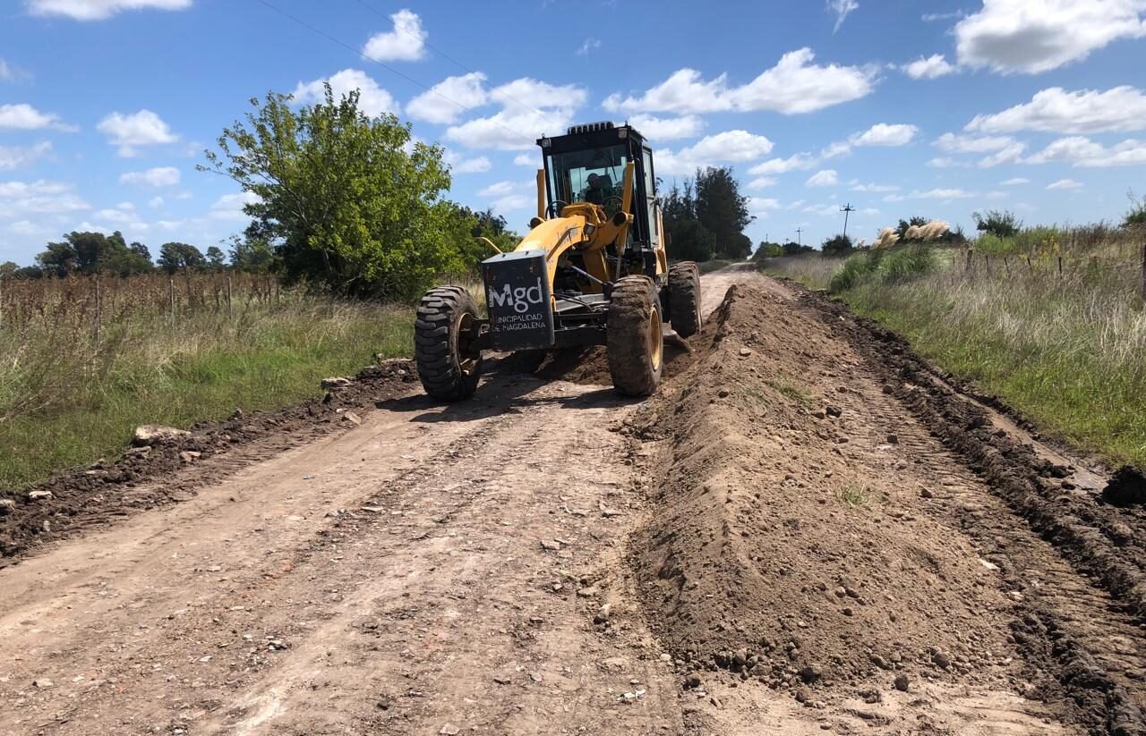 El municipio continúa con las mejoras en caminos rurales