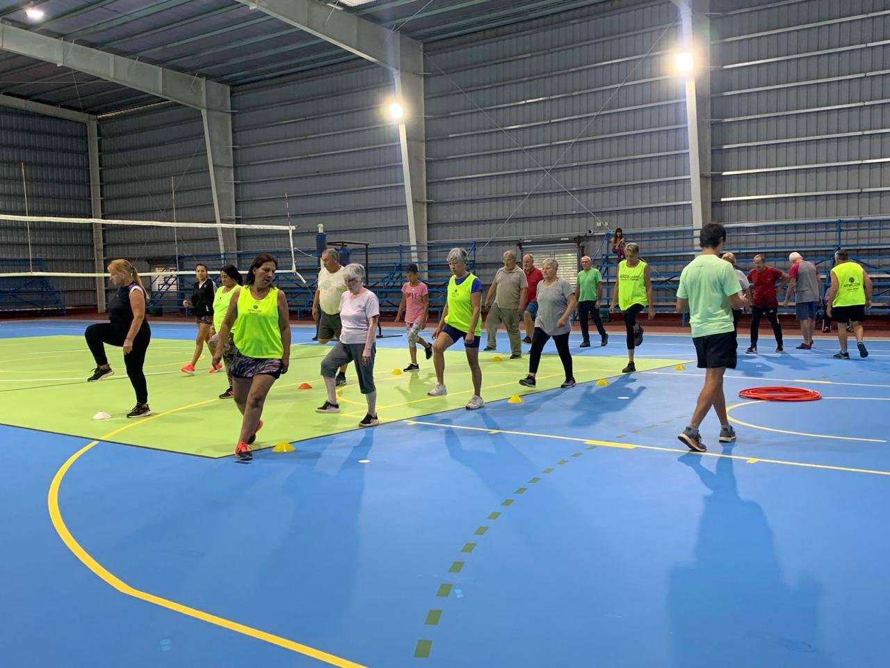Dieron comienzo las actividades deportivas para adultos mayores