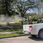 Se puso en marcha la fumigación en el Distrito