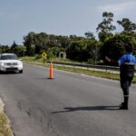 Operativo vehicular en Paraje El Pino