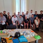 Entrega de material deportivo a clubes locales