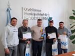 Hourcade recibió a los campeones provinciales intermunicipales de Bochas