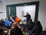 Marcelo Pernigotti brindó una charla  en Vieytes sobre la historia del ferrocarril y el origen de los pueblos